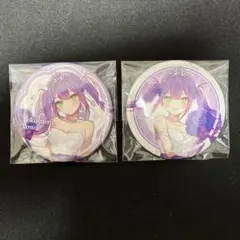 希少品　ホロライブ　一番くじ　常闇トワ　缶バッジ　2個