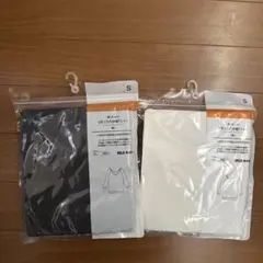 MUJI Vネック八分袖Tシャツ 2枚セット Sサイズ