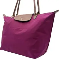 longchamp プリアージュ　トートバッグ　パープル　通勤　大容量