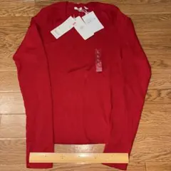 4 UNIQLO エクストラ ファイン メリノ　リブ クロップド セーター L