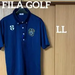 FILAGOLF フィラゴルフ　ポロシャツ　メンズ　LL 紺色　ネイビー