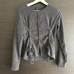 グレー 長袖 Tシャツ