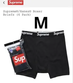 Supreme Hanes ボクサーパンツ Black 1 PACK M