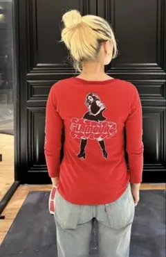 8478.【極美品】HYSTERIC GLAMOR VIXEN GIRL ロンＴ