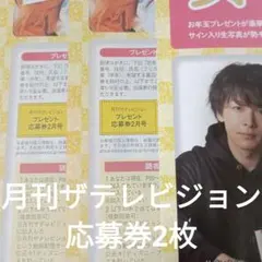 月刊ザテレビジョン応募券2枚