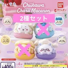 ちいかわ きゃらまかろん 2種 ちいかわ＆モモンガ