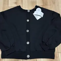 ボタン付きカーディガン 140