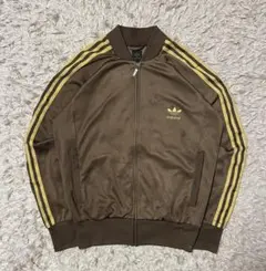 R*様 【好配色】アディダス トラックジャケット ATP型 刺繍ロゴ ブラウン