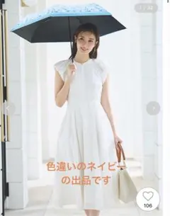 CELFORD セルフォード バルーンスリーブシャツワンピース ネイビー 36