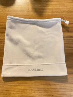 mont-bell フリース ネックウォーマー ホワイト