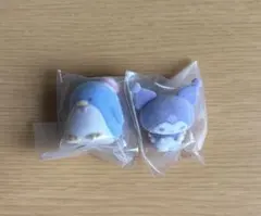 サンリオキャラクターズ　ふわふわフロッキードール2 タキシードサム　クロミ