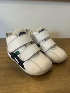 13cm asics 美品　アシックス スクスク suku2 ネイビー