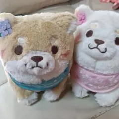 忠犬もちしば ぬいぐるみ 2体セットのサムネイル