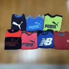 PUMA 、ニューバランス、コムサトレーナー 7点セット カラフル