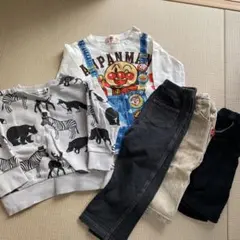 子供服 まとめ売り アンパンマン 長袖Tシャツ　ユニクロ　ブランシェス 90