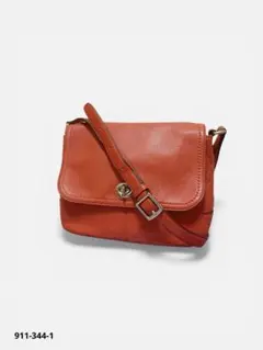 【美品】COACH コーチ　ショルダーバック　赤　クロスボディ　ターンロック