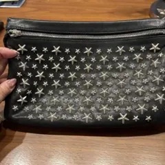 JIMMY CHOO レザー クラッチバッグ セカンドバッグ 1012-4 - メルカリ