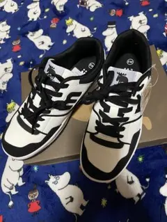 moz ホワイト/ブラック スニーカー