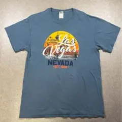 ラスベガス ロゴプリントTシャツ ネバダ DELTA