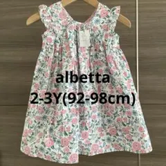 【未使用・タグ付き】albetta ワンピース 2-3Y(92-98cm)のサムネイル