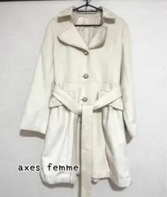 axes femme コート レース 刺繍 アクシーズファム