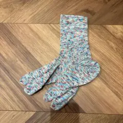 rasox GOHEMP コラボ　カラフル 足袋　ソックス ニット