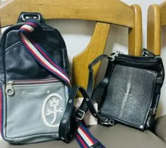 CASTELBAJAC PARIS エナメル ショルダーバッグ ミニボストンバッ 