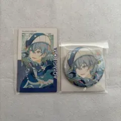 プロセカ グリッター缶バッジ 46B エピカ 23C 青柳冬弥 2個