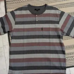 DAKS ボーダー Tシャツ 日本製　サイズLのサムネイル