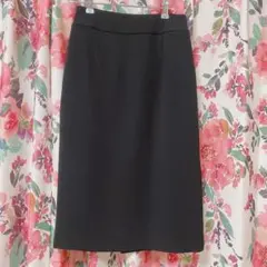 新品・未使用　黒　スカート タイトスカートスーツ　膝丈PLST プラステ　XS