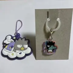 サンリオキャラクターズ ぷっくりラバマスグミ／アクリルチャーム　バットばつ丸
