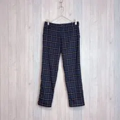 【BACKNUMBER】カジュアルパンツ チェック柄 ストレート Mのサムネイル