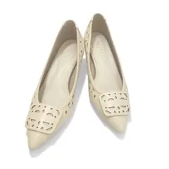 LE TALON★ポインテッドカットワーク・オーナメントヒールパンプス