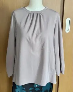 BELLUNA バックフレアーブラウス　M