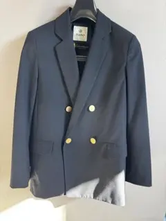 ナノユニバース　ネイビー テーラードジャケット