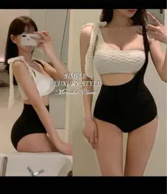 水着 ワンピース ワンショルダー