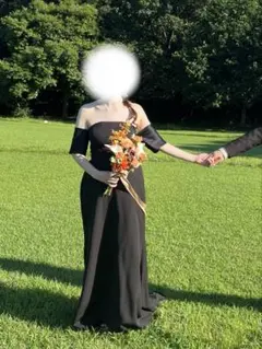 ブラックドレス　マーメイド