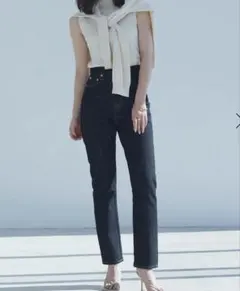 anuans anuans Slim straight denim