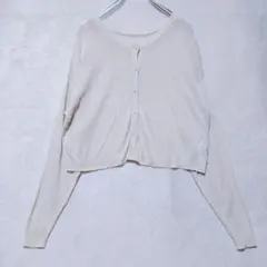 ミウィビレット 2way ショート丈 カーディガン Lのサムネイル