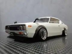 Hachette 1/24 日産 ケンメリ 白 GT-R改 ワタナベガンメタのサムネイル