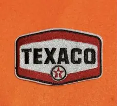 B404 米国老舗オイル　Texaco 刺繍ワッペン　アイロン