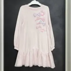 mezzo piano メゾピアノ リボン付きワンピース 120