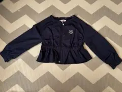 mezzo piano フリル付き　ネイビー　ジャケット