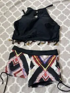 タッセル付きセパレート水着セット