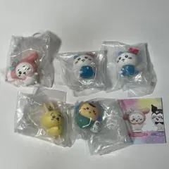 ちいかわ　サンリオ　なりきりフィギュア　5個セット