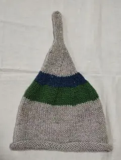 最終値下げ❗️とんがり帽子　ニット帽