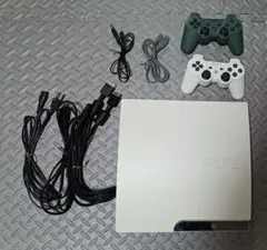PS3本体 CECH-2500A ホワイト コントローラー2個セット