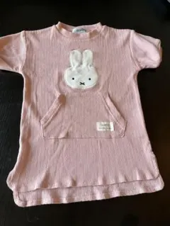 匿名配送　ミッフィー　ワンピース　ピンク　女の子　春服　夏服　トップス