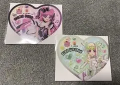 キミとアイドルプリキュア キュアズキューン&キッス　かっぱ寿司ステッカーセット