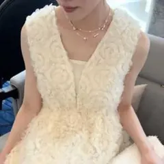 Dorry Doll フリルチュールドレス　エクリュ